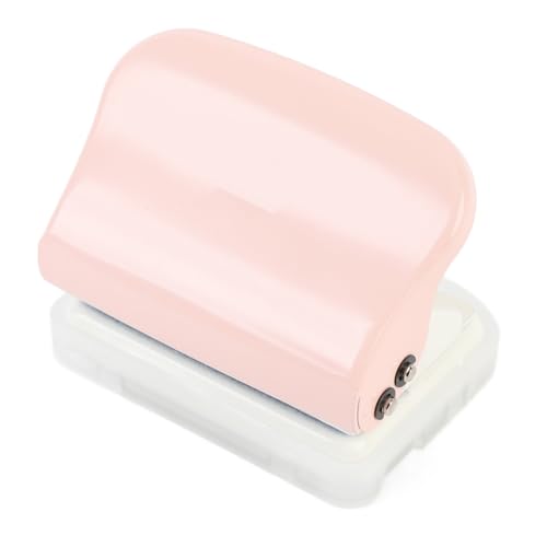 Jiawu ABS Iron 5 Hole Paper Puncher - Langes Loch -Stanzwerkzeug Zum Organisieren von Dokumenten Ideal für Bürofachleute (PINK) von Jiawu