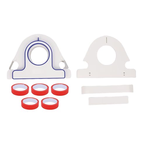 Jiawu Abdeckband-Applikator-Set, Ergonomischer, tragbarer Abdeckbandspender mit 25 mm breitem rotem Klebeband, Schnelles und einfaches Einhand-Applikationswerkzeug für klare, saubere Jiawu Abdeckband-Applikator-Set, Ergonomischer, tragbarer Abdeckbandspender mit 25 mm breitem rotem Klebeband, Schnelles und einfaches Einhand-Applikationswerkzeug für klare, saubere von Jiawu