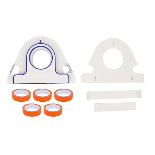 Jiawu Abdeckband-Applikator-Set, Professioneller, Tragbarer Abdeckbandspender mit 5 Rollen Orangefarbenem Klebeband, Schnelles und Einfaches Einhand-Applikationswerkzeug für Klare, Jiawu Abdeckband-Applikator-Set, Professioneller, Tragbarer Abdeckbandspender mit 5 Rollen Orangefarbenem Klebeband, Schnelles und Einfaches Einhand-Applikationswerkzeug für Klare, von Jiawu