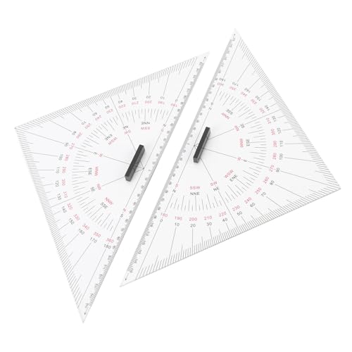 Jiawu Diagrammzeichnung Dreiecksherrscher, 300 -mm -Acryl -Marine -Dreiecksherrscher, Transparentes Zeichnenlehre für die Entfernung, Lehre, Ingenieurwesen von Jiawu