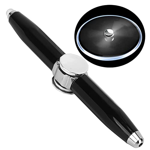 Jiawu Fidget Pen Spinner Pen mit LED-Licht Rotierender Kugelschreiber, Spinning Pen, Anti-Stress-Angst-Geschenkstift für Business-Erwachsene, Hilft Beim Stressreduzierenden Denken von Jiawu