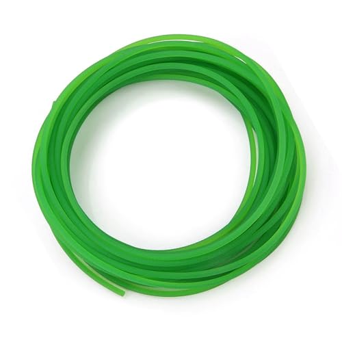 Jiawu Grüner Grobe Oberfläche Pu -polyuretaner Rundstreifen Zum Anstiegsübertragung, Längerer Druckband, Spinnmaschine (#3) von Jiawu