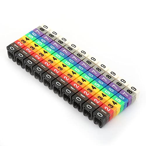 Jiawu Langlebiger Kabelmarkierungsrohr mit Hellen Farben, Einfacher Kabelidentifikation, Kunststoffmaterial, Clipon-Design, Geeignet für Drahtdurchmesser 2.0-7,0 Mm Anwendbare Szene: Markierung Jiawu Langlebiger Kabelmarkierungsrohr mit Hellen Farben, Einfacher Kabelidentifikation, Kunststoffmaterial, Clipon-Design, Geeignet für Drahtdurchmesser 2.0-7,0 Mm Anwendbare Szene: Markierung von Jiawu
