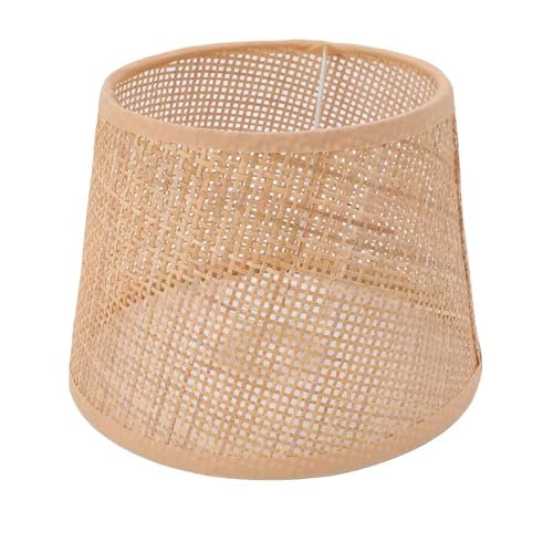 Jiawu Rattan -Lampenschatten, Retro Handgewebte Lampenschirm mit E27 E14 Tischlampe Deckenlampe Anhängerlampe, Rustikal Gewebter Lampen Schattenlampenlampe Wache Jiawu Rattan -Lampenschatten, Retro Handgewebte Lampenschirm mit E27 E14 Tischlampe Deckenlampe Anhängerlampe, Rustikal Gewebter Lampen Schattenlampenlampe Wache von Jiawu