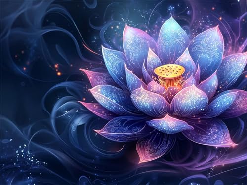 5D Diamond Painting Abstrakt Diamant Painting Bilder Erwachsene Blume Diamant Malerei Glitzersteine 50x70cm, DIY Mosaikherstellung Bastelset für Home Wand Decor mit Zubehör Geschenke für Frauen L-934 von Jiaxaong