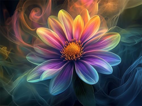 Blume Diamond Painting Erwachsene, 5D Abstrakt Diamant Painting Bilder Runder Vollbohrer Diamond Art Malerei Anfänger Bastelset, DIY Crystal Art Stickerei Kreuzstich für Deko Wohnzimmer 60x90cm L-924 Blume Diamond Painting Erwachsene, 5D Abstrakt Diamant Painting Bilder Runder Vollbohrer Diamond Art Malerei Anfänger Bastelset, DIY Crystal Art Stickerei Kreuzstich für Deko Wohnzimmer 60x90cm L-924 von Jiaxaong