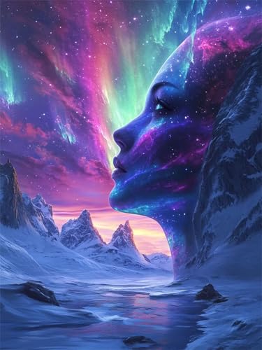 Diamond Painting Abstrakt 20x30cm DIY Runden Vollbohrer Frau Diamant Painting Bilder Erwachsene Kinder, 5D Crystal Art Basteln Stickerei Kreuzstich Malerei für Stressabbau, Kreatives Geschenk L-638 von Jiaxaong