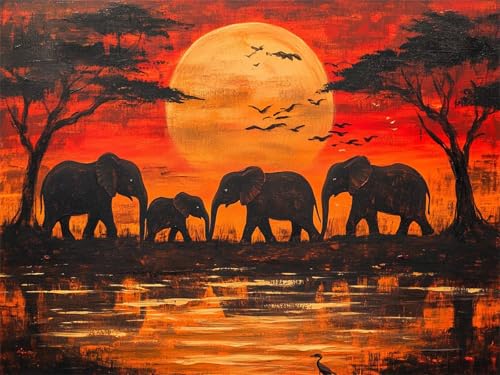 Diamond Painting Neuheiten 2025 Elefant Diamond Painting Bastelset Erwachsene Afrika 5D Diamant Malerei Bilder Anfänger, DIY Mosaik Kreativ Set Cross Stickerei Art Home Wand Deko 20x30cm L-939 Diamond Painting Neuheiten 2025 Elefant Diamond Painting Bastelset Erwachsene Afrika 5D Diamant Malerei Bilder Anfänger, DIY Mosaik Kreativ Set Cross Stickerei Art Home Wand Deko 20x30cm L-939 von Jiaxaong