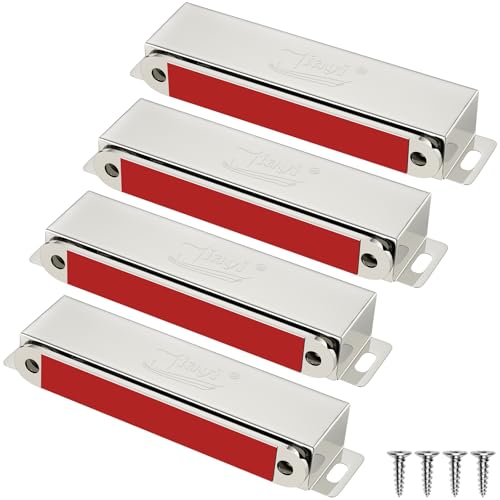 Magnetschnäpper Balkontür Tür Magnet Schranktür Jiayi 4 Stück Türmagnete für Möbel 40kg Magnete für Schranktüren Edelstahl Schrankmagnete Stark Möbelmagnet Magnet Türschließer Magnetverschluss Schrank von Jiayi