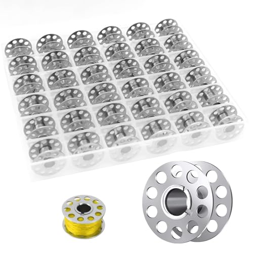 Jidyllic Nähmaschine Spulen,36 Pcs Metall Spulen Nähmaschinenspulen Spulen Nähmaschine mit Aufbewahrungsbox Kompatibel nähmaschinen zubehör für Die meisten Nähmaschinen Jidyllic Nähmaschine Spulen,36 Pcs Metall Spulen Nähmaschinenspulen Spulen Nähmaschine mit Aufbewahrungsbox Kompatibel nähmaschinen zubehör für Die meisten Nähmaschinen von Jidyllic