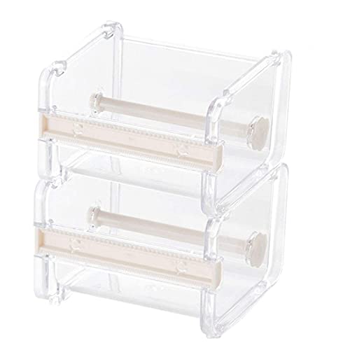 Washi Tape Abroller,2 PCS Transparenter Washi Klebeband Abroller Acryl Washi Tape Spender Rollenbandhalter Organizer Desktop Abdeckband für Büros Schulen Washi Tape Abroller,2 PCS Transparenter Washi Klebeband Abroller Acryl Washi Tape Spender Rollenbandhalter Organizer Desktop Abdeckband für Büros Schulen von Jieddey