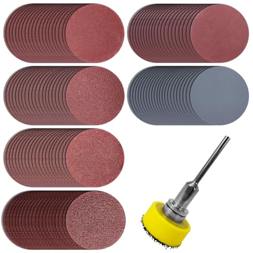 120 Stück Schleifpapier 25mm Klett Schleifscheiben 1 Zoll Nasse Trockene Schleifpads Körnung 100-180 240 400 1500 3000 Mit 1/8 Zoll-Schaft,für Holz Metall Spiegel Schmuck Polieren 120 Stück Schleifpapier 25mm Klett Schleifscheiben 1 Zoll Nasse Trockene Schleifpads Körnung 100-180 240 400 1500 3000 Mit 1/8 Zoll-Schaft,für Holz Metall Spiegel Schmuck Polieren von Jiehaojia