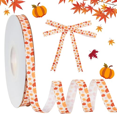 Jieunnxx Thanksgiving Herbst Satinband 3/8 Zoll Größe 25 Blatt Dekoband Geeignet für Handwerk Blumengirlanden und Schleifen Geschenkverpackung Party Dekoration Jieunnxx Thanksgiving Herbst Satinband 3/8 Zoll Größe 25 Blatt Dekoband Geeignet für Handwerk Blumengirlanden und Schleifen Geschenkverpackung Party Dekoration von Jieunxx