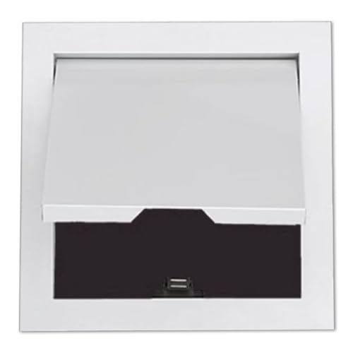 1 Stück leichtes weißes Trockenbau-Revisionspanel – Metall-Revisionstür for Decken und Wände – anpassbare Größe mit Magnetverschluss(60x60cm) von JigyHa