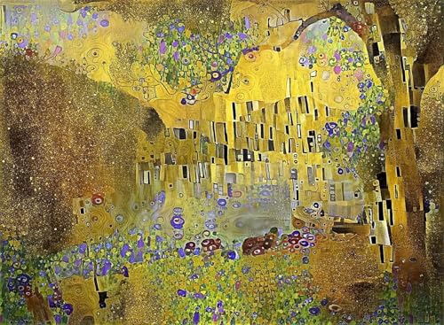 Jiian Diamond Painting Erwachsene 5D Abstrakter Klimt Diamant Painting Bilder Erwachsene DIY Vollbohrer Rund diamond painting Stickerei Mosaic Diamant Malerei Set für Wanddekoration 50x70cm Jiian Diamond Painting Erwachsene 5D Abstrakter Klimt Diamant Painting Bilder Erwachsene DIY Vollbohrer Rund diamond painting Stickerei Mosaic Diamant Malerei Set für Wanddekoration 50x70cm von Jiian