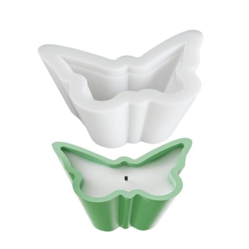 Jiimhte Kerzenglasform-Set, Kerzengefäße, Topfformen, Schmetterlings-Zement, Gips, Epoxid-Gussform, Kunsthandwerk für Zuhause, Tisch, Hochzeit, Esszimmer-Dekorationen Jiimhte Kerzenglasform-Set, Kerzengefäße, Topfformen, Schmetterlings-Zement, Gips, Epoxid-Gussform, Kunsthandwerk für Zuhause, Tisch, Hochzeit, Esszimmer-Dekorationen von Jiimhte