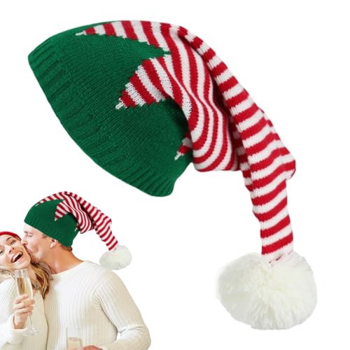 Jiimhte Weihnachtsmütze für Damen, Strickmütze, Weihnachtsmann, festliche Mütze, bequeme Strickmütze für Herren, kaltes Wetter, Alltag, Mädchen, , Abendveranstaltungen Jiimhte Weihnachtsmütze für Damen, Strickmütze, Weihnachtsmann, festliche Mütze, bequeme Strickmütze für Herren, kaltes Wetter, Alltag, Mädchen, , Abendveranstaltungen von Jiimhte