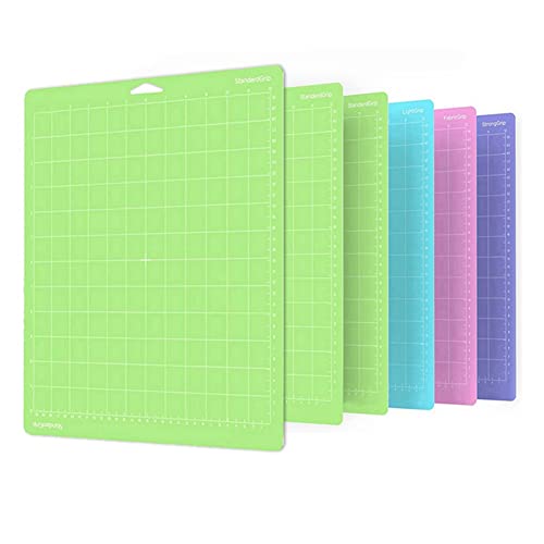 Jikoiuty PVC-Schneidematte, selbstklebend, 30,5 x 30,5 cm, verschiedene Farben, 6 Stück Jikoiuty PVC-Schneidematte, selbstklebend, 30,5 x 30,5 cm, verschiedene Farben, 6 Stück von Jikoiuty