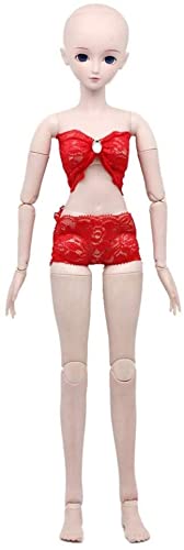 Jilibaba Kugelgelenk Puppen Bikini Spitze Badeanzug Unterwäsche Kleidung für 1/3 60 cm SD Puppe Outfits Kostüm Zubehör 2 teile/satz (A) von Jilibaba