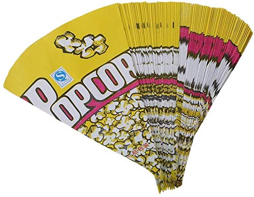 Jilibaba Popcorntüten Papiertüten Mandeln Popcorn S 100 Stück von Jilibaba
