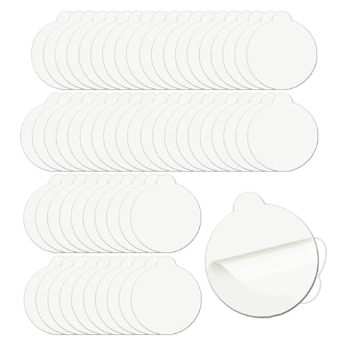 Jimenez 60er-Pack 4,3-Ersatzklebetafeln für White Indoor-Klebetafeln, Nachfüllklebekarten, Kompatibel mit Fenun von Jimenez