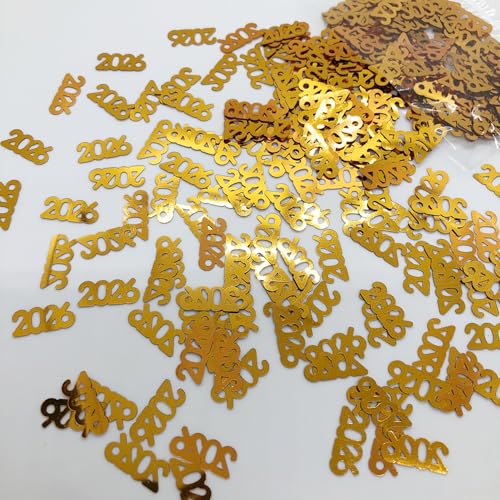 Konfetti Jahr 2026 Orange – 3 halbe Unzen Beutel (42,5 g) #7343 Q03 von Jimmy Jem's