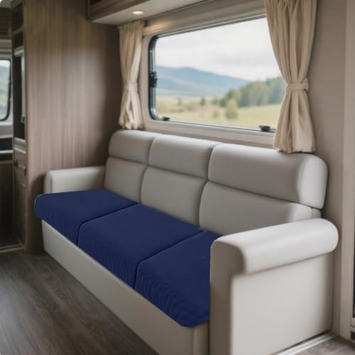 JinDouer BezüGe FüR Wohnwagenpolster Aus BüNdchenstoff – Wasserdichter, Rutschfester üBerzug FüR Wohnmobil-, Langbank- & Terrassensofas, Jacquard, StrapazierfäHig (Dunkelblau,W65-95cm,D165-180cm) JinDouer BezüGe FüR Wohnwagenpolster Aus BüNdchenstoff – Wasserdichter, Rutschfester üBerzug FüR Wohnmobil-, Langbank- & Terrassensofas, Jacquard, StrapazierfäHig (Dunkelblau,W65-95cm,D165-180cm) von JinDouer