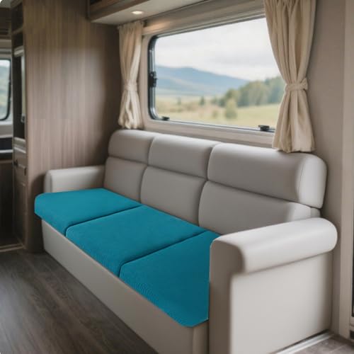 JinDouer BezüGe FüR Wohnwagenpolster Aus BüNdchenstoff – Wasserdichter, Rutschfester üBerzug FüR Wohnmobil-, Langbank- & Terrassensofas, Jacquard, StrapazierfäHig (Dunkelgrün,W65-95cm,D165-180cm) JinDouer BezüGe FüR Wohnwagenpolster Aus BüNdchenstoff – Wasserdichter, Rutschfester üBerzug FüR Wohnmobil-, Langbank- & Terrassensofas, Jacquard, StrapazierfäHig (Dunkelgrün,W65-95cm,D165-180cm) von JinDouer