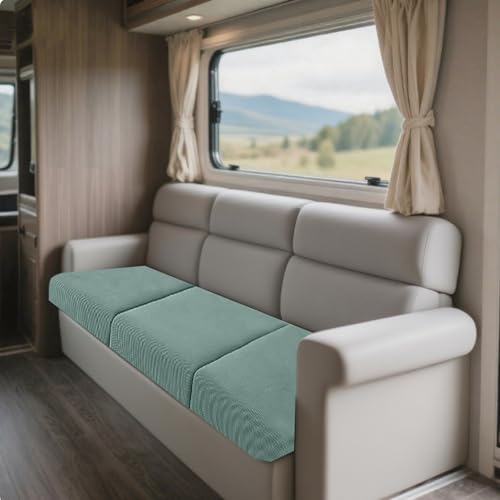 JinDouer BezüGe FüR Wohnwagenpolster Aus BüNdchenstoff – Wasserdichter, Rutschfester üBerzug FüR Wohnmobil-, Langbank- & Terrassensofas, Jacquard, StrapazierfäHig (Pastellgrün,W65-95cm,D165-180cm) JinDouer BezüGe FüR Wohnwagenpolster Aus BüNdchenstoff – Wasserdichter, Rutschfester üBerzug FüR Wohnmobil-, Langbank- & Terrassensofas, Jacquard, StrapazierfäHig (Pastellgrün,W65-95cm,D165-180cm) von JinDouer
