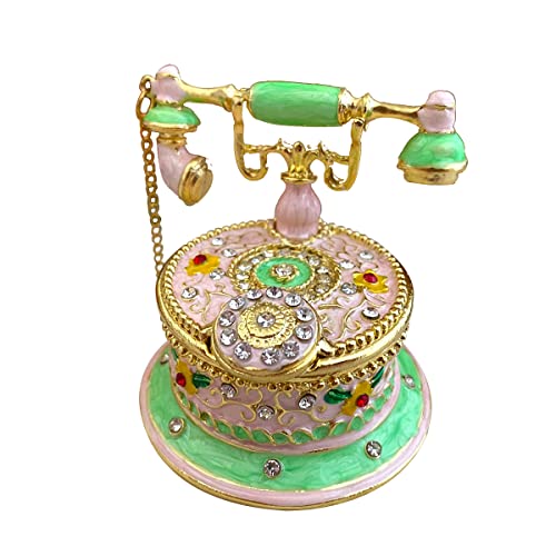 Vintage Telefon Schmuck Schmuckschatulle Metall emaillierte Figuren Sammlerstück Ringhalter Aufbewahrung Organizer Heimdekoration Hochzeit Weihnachten Geschenk Vintage Telefon Schmuck Schmuckschatulle Metall emaillierte Figuren Sammlerstück Ringhalter Aufbewahrung Organizer Heimdekoration Hochzeit Weihnachten Geschenk von JingShiY