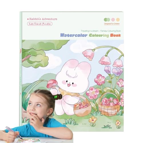Aquarellbuch für Anfänger, Aquarellbuch für Anfänger, Malset, multifunktionales Aquarellbuch für und Mädchen Aquarellbuch für Anfänger, Aquarellbuch für Anfänger, Malset, multifunktionales Aquarellbuch für und Mädchen von Jingmiger