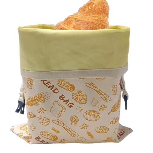 Aufbewahrungsbeutel für Brot, wiederverwendbare Tasche aus Bienenwachs, 30 x 39 cm, für Gefrierschrank – Beutel aus Bienenwachs zur Aufbewahrung von Lebensmitteln im Gefrierschrank von Jingmiger