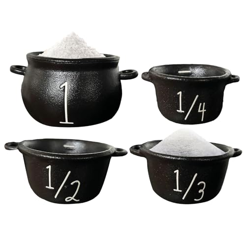 Jingmiger Hexenkessel Für Halloween,Mystischer Küchen Hexenkessel In Schwarz - Fantasy Partyzubehör Für Skelett Motto Gruselpartys Alltagsspiel Geisterspiele Spukhäuser Für Grusel von Jingmiger