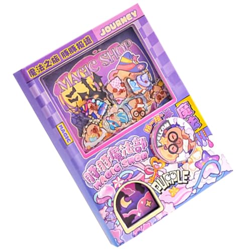 Jingmiger Taschenbuch, Taschenbuch, Design-Notizbuch mit automatischem Cartoon-Spender, Produktivitätswerkzeuge, Schulbedarf für Jungen und Mädchen von Jingmiger
