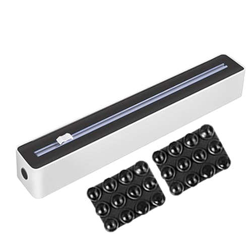 Papierspender aus Aluminium mit Schneider – Aufbewahrung für Aluminiumpapier und Küchenrollen, robuster Cutter, platzsparend, Organizer für Backpapier und Küchenzubehör Papierspender aus Aluminium mit Schneider – Aufbewahrung für Aluminiumpapier und Küchenrollen, robuster Cutter, platzsparend, Organizer für Backpapier und Küchenzubehör von Jingmiger