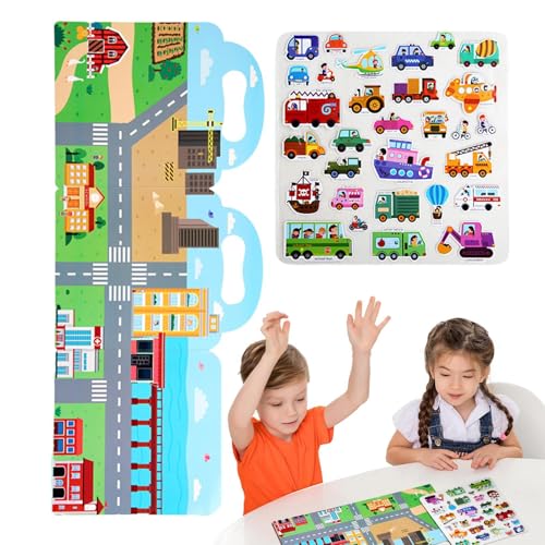 Stickerbuch für Kleinkinder, Stickerbuch | Reisen Sie frühes Lernspielzeug, feiner Motor Skillet Developmental Sticker Book für und Mädchen Vorschule Stickerbuch für Kleinkinder, Stickerbuch | Reisen Sie frühes Lernspielzeug, feiner Motor Skillet Developmental Sticker Book für und Mädchen Vorschule von Jingmiger