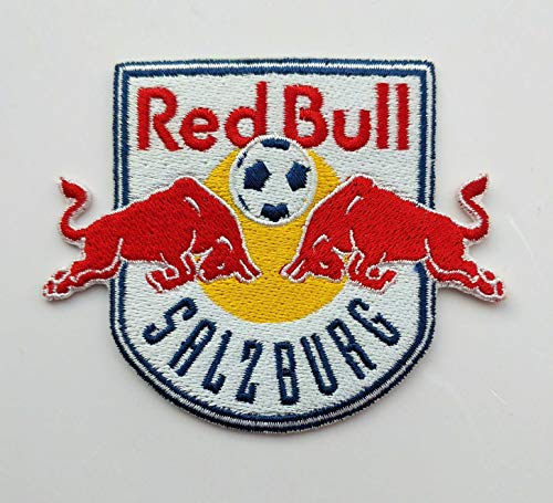 2stk FC Salzburg Aufnäher Patch Football Fussball Soccer Club Iron on bügelbild aufbügler Badge von Jingtongda