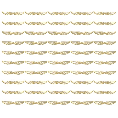 Jingyash Kuchendekoration Spitzen - Engelsflügel Kuchenrand Verzierung - 50 Stücke Papier Bastelset Für Tisch Mousse Theme Tanz Bäckerei Pudding Hochzeit Restaurant von Jingyash
