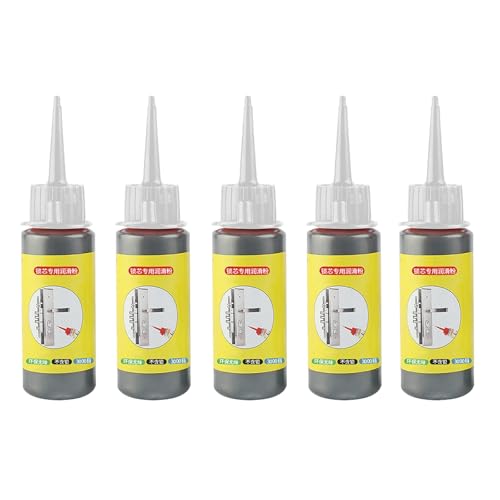 Schmierpulver für Schließzylinder, 5 Stück 60ml Schmiermittel für Türschlösser Schließzylinder, Graphitpulver für Schlösser, Graphitschmiermittel für Scharniere Türschlösser Autoschlösser Schmierpulver für Schließzylinder, 5 Stück 60ml Schmiermittel für Türschlösser Schließzylinder, Graphitpulver für Schlösser, Graphitschmiermittel für Scharniere Türschlösser Autoschlösser von Jingyash