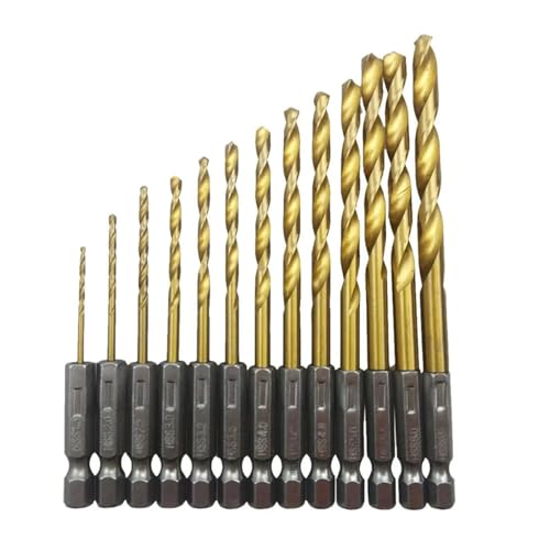Jingyingtt 13/16PCS Cobalt T Wist Drill Bit Set Of Drills For Metal Hole Punch HSS Titanium Coated Hard Carbide Drilling Woodworking Tool Bit Jingyingtt 13/16PCS Cobalt T Wist Drill Bit Set Of Drills For Metal Hole Punch HSS Titanium Coated Hard Carbide Drilling Woodworking Tool Bit von Jingyingtt