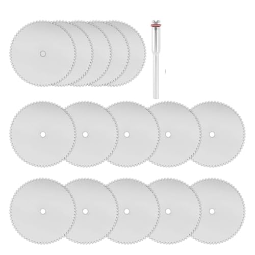 Jingyingtt 15 Stück + 1 Stück Stange Kreissägeblatt 25 mm Trennscheibe Scharfe Trennscheibe aus Edelstahl Schnelles Schneidwerkzeug Zubehör for Drehwerkzeuge Jingyingtt 15 Stück + 1 Stück Stange Kreissägeblatt 25 mm Trennscheibe Scharfe Trennscheibe aus Edelstahl Schnelles Schneidwerkzeug Zubehör for Drehwerkzeuge von Jingyingtt