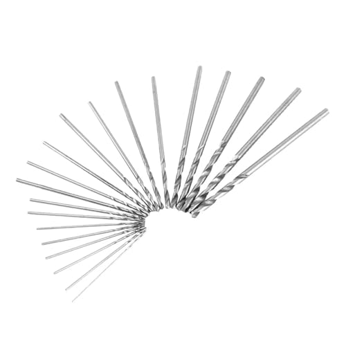 Jingyingtt 20-teiliges 0,3 mm-1,6 mm Micro Mini Hochgeschwindigkeitsstahl HSS-4241 Spiralbohrer-Set, Holzbearbeitungs-Elektrowerkzeug, Handwerk, Reparaturteile mit Koffer Jingyingtt 20-teiliges 0,3 mm-1,6 mm Micro Mini Hochgeschwindigkeitsstahl HSS-4241 Spiralbohrer-Set, Holzbearbeitungs-Elektrowerkzeug, Handwerk, Reparaturteile mit Koffer von Jingyingtt
