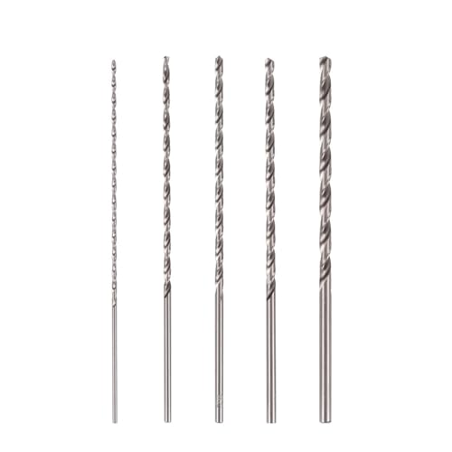 Jingyingtt 5 STÜCKE Spiralbohrer Lochsägenschneider Holzbearbeitungswerkzeuge Extra Lange HSS-Bohrer mit geradem Schaft Set Elektrowerkzeug Bohren Bits von Jingyingtt