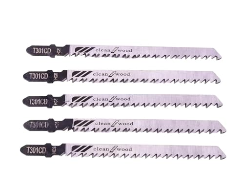 Jingyingtt 5-teiliges T301CD-Stichsägeblatt-Set aus Hartstahl, Säbelsägeblatt for Bleche, Holz, Kunststoff, Metall, Holzbearbeitung Jingyingtt 5-teiliges T301CD-Stichsägeblatt-Set aus Hartstahl, Säbelsägeblatt for Bleche, Holz, Kunststoff, Metall, Holzbearbeitung von Jingyingtt