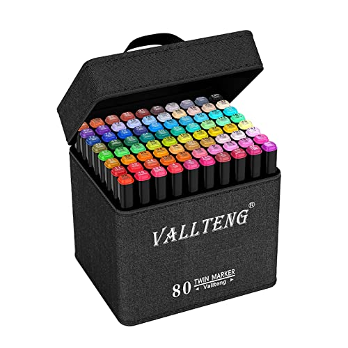Vallteng 80 Farbige Graffiti Stift Weihnachts DIY Marker Set Twin Tip Textmarker Graffiti Pens für Festival Dekoration Studenten Manga Kunstler Design Drawing Sketch Vallteng 80 Farbige Graffiti Stift Weihnachts DIY Marker Set Twin Tip Textmarker Graffiti Pens für Festival Dekoration Studenten Manga Kunstler Design Drawing Sketch von Vallteng