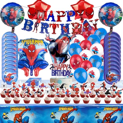 91 Stück Geburtstagsdeko Jungen, Geburtstag Partygeschirr Set Kinder, Geburtstagparty Dekoration Teller Becher Servietten Tischdecke 91 Stück Geburtstagsdeko Jungen, Geburtstag Partygeschirr Set Kinder, Geburtstagparty Dekoration Teller Becher Servietten Tischdecke von Jinhuaxin