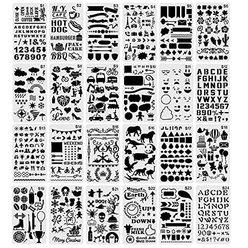24 Stück Schablonen Tiere Buchstaben Schablonen Kinder Schablone Bullet Journal Schablonen Alphabet Stencil Schablonen Schreibschablonen für Scrapbooking Fotoalbum DIY Geschenkkarten Geschenke 24 Stück Schablonen Tiere Buchstaben Schablonen Kinder Schablone Bullet Journal Schablonen Alphabet Stencil Schablonen Schreibschablonen für Scrapbooking Fotoalbum DIY Geschenkkarten Geschenke von Jinlaili
