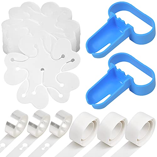 Ballonbogen Ballongirlande Kit, 20 Blumenclips Ringclips, 2 Bindeknoten Werkzeug, 3 Rollen 5 m Ballon Band Streifen, 300 Ballons Kleber für Party Hochzeit Geburtstag Deko Ballonbogen Ballongirlande Kit, 20 Blumenclips Ringclips, 2 Bindeknoten Werkzeug, 3 Rollen 5 m Ballon Band Streifen, 300 Ballons Kleber für Party Hochzeit Geburtstag Deko von Jinlaili