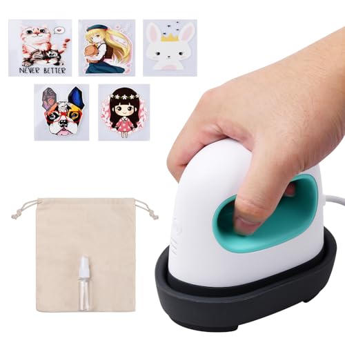 Jinlaili Mini Heißpresse, Mini Transferpresse Hitzepresse Maschine mit 3 Heizstufen, Wärmeübertragung, Tragbare Wärmepresse Heat Press Machine Druckmaschine für T-Shirts, Hüte, Schuhe Taschen Jinlaili Mini Heißpresse, Mini Transferpresse Hitzepresse Maschine mit 3 Heizstufen, Wärmeübertragung, Tragbare Wärmepresse Heat Press Machine Druckmaschine für T-Shirts, Hüte, Schuhe Taschen von Jinlaili