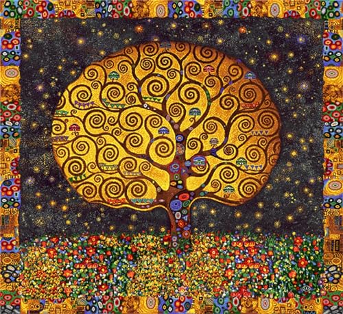 5D Diamond Painting Baum des Lebens,Diamant Painting Bilder Klimt Diamond Art Erwachsene Full DIY Strass Stickerei Kreuzstich Diamant Malerei Set für Home Wand Dekor Vierkantbohrer,40x40cm 5D Diamond Painting Baum des Lebens,Diamant Painting Bilder Klimt Diamond Art Erwachsene Full DIY Strass Stickerei Kreuzstich Diamant Malerei Set für Home Wand Dekor Vierkantbohrer,40x40cm von Jinmer